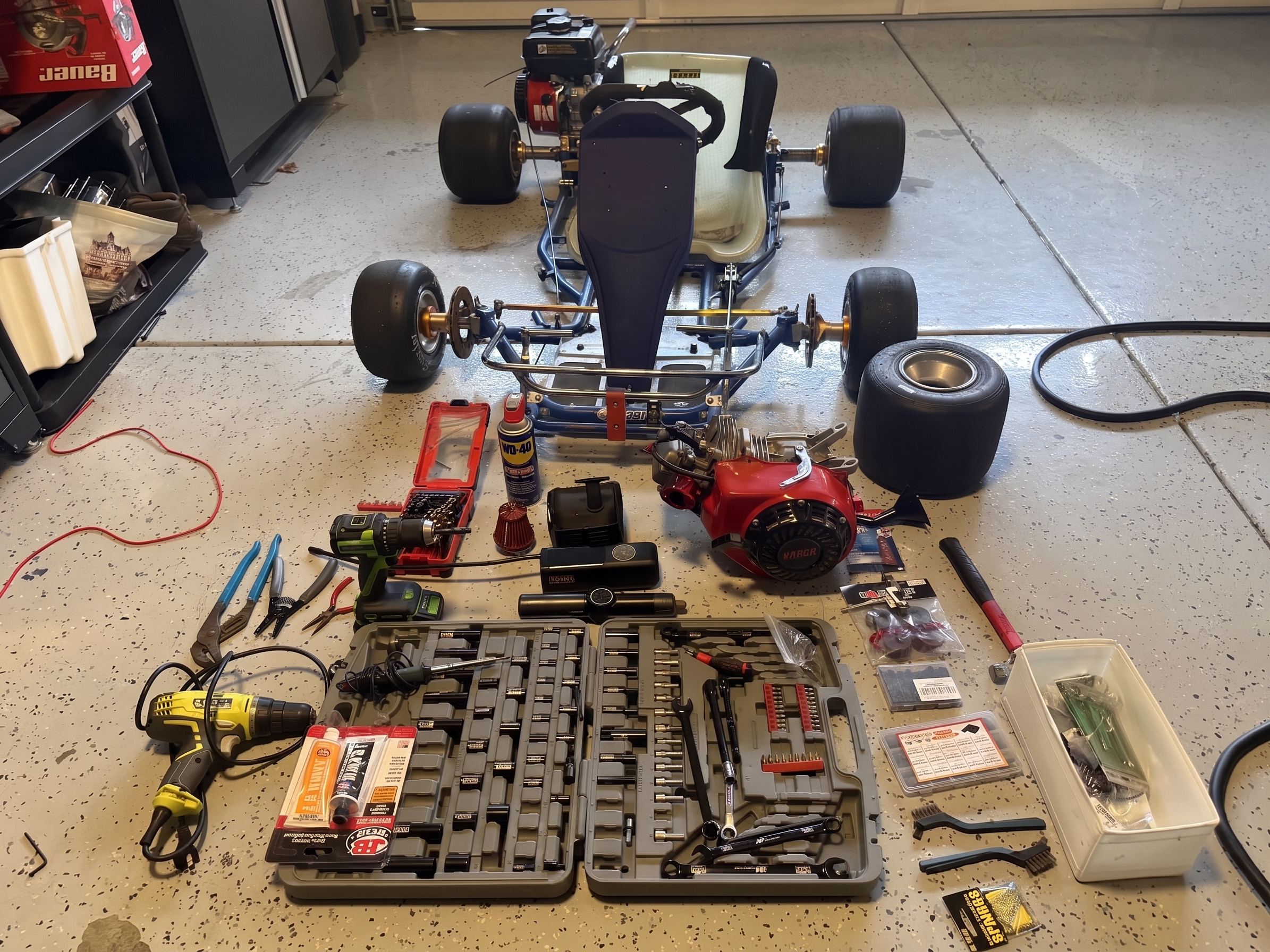 Power tools and fabrication equipment provided by the club
